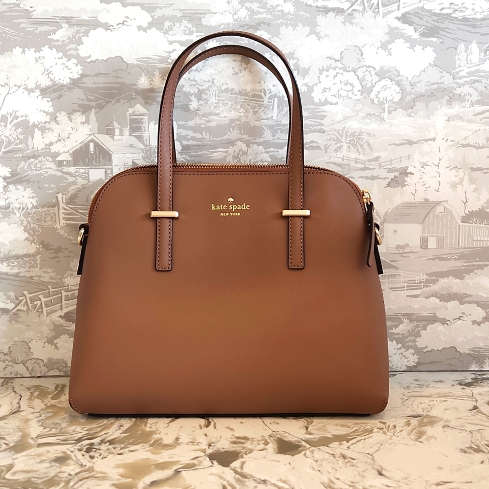 Kate Spade Cedar Street Maise Purse gingerbread color